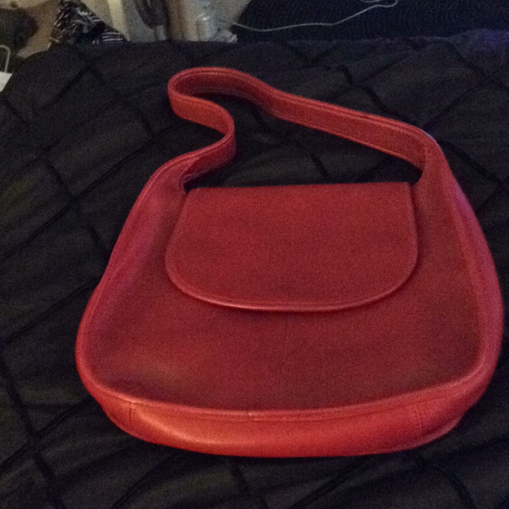 Vintage Coach Red Purse